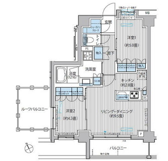 東京都新宿区市谷仲之町 賃貸マンション 2LDK
