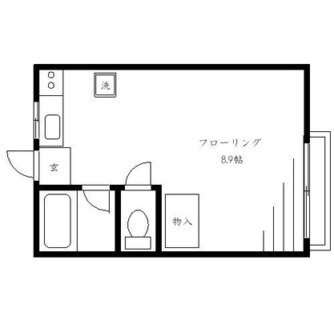 東京都大田区南馬込４丁目 賃貸アパート 1R