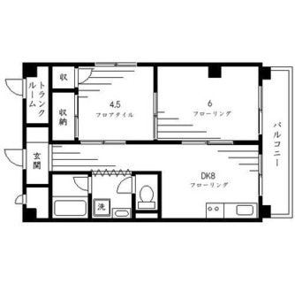 東京都墨田区向島３丁目 賃貸マンション 2DK