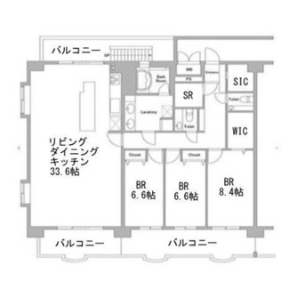 東京都港区三田１丁目 賃貸マンション 3LDK
