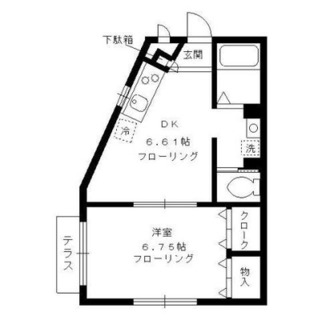 東京都目黒区南１丁目 賃貸アパート 1DK