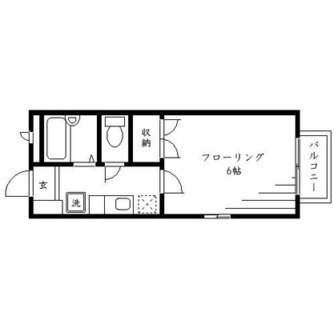 東京都世田谷区桜上水２丁目 賃貸アパート 1K