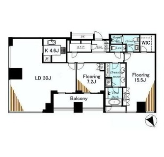 東京都港区三田１丁目 賃貸マンション 2LDK