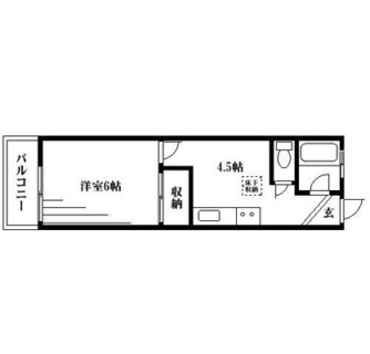 東京都新宿区中落合２丁目 賃貸アパート 1DK