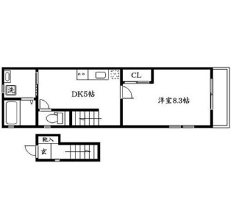 東京都新宿区中落合１丁目 賃貸アパート 1DK