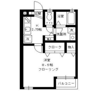 東京都目黒区平町１丁目 賃貸アパート 1K