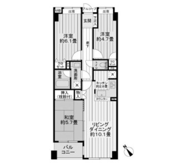 東京都荒川区町屋８丁目 賃貸マンション 3LDK