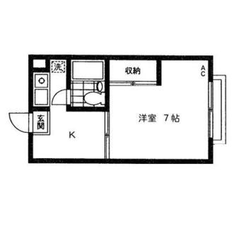 東京都北区上中里１丁目 賃貸アパート 1K