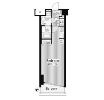 東京都品川区二葉４丁目 賃貸マンション 1R