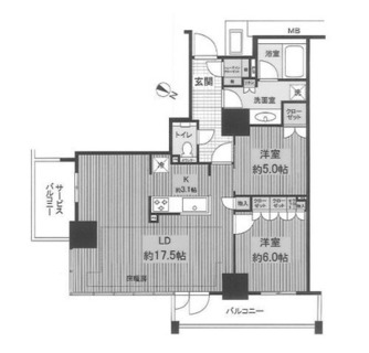 東京都北区堀船１丁目 賃貸マンション 2LDK