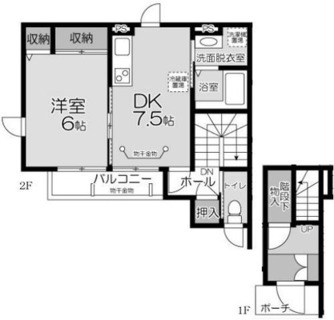 東京都板橋区赤塚新町２丁目 賃貸アパート 1DK
