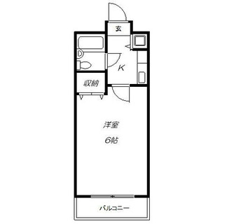東京都練馬区田柄２丁目 賃貸マンション 1K