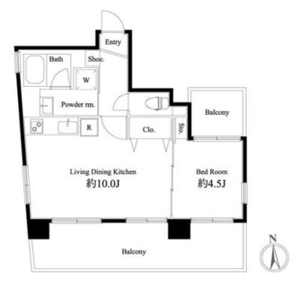 東京都中野区本町４丁目 賃貸マンション 1LDK
