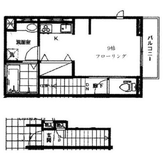 東京都杉並区井草２丁目 賃貸アパート 1R
