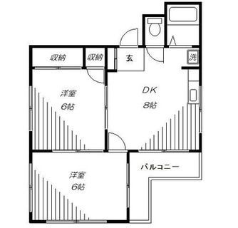 東京都板橋区栄町 賃貸マンション 2DK