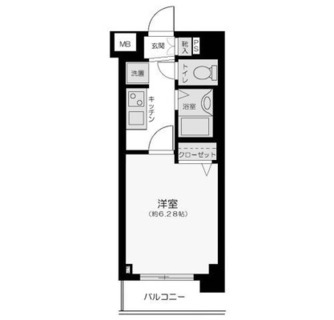 東京都墨田区東駒形３丁目 賃貸マンション 1R