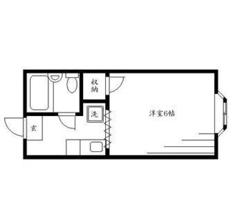 東京都北区上中里２丁目 賃貸アパート 1K