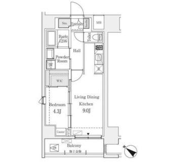 東京都渋谷区東２丁目 賃貸マンション 1LDK