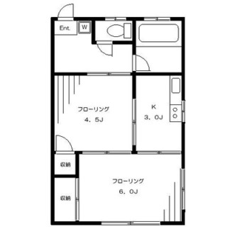 東京都北区中十条３丁目 賃貸マンション 2K