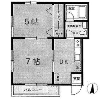東京都板橋区小茂根２丁目 賃貸アパート 2DK