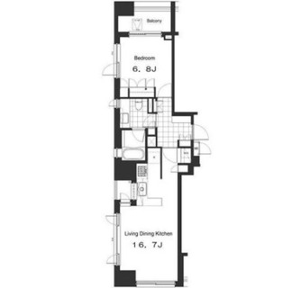 東京都港区麻布十番３丁目 賃貸マンション 1LDK