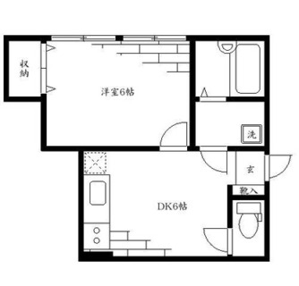 東京都北区滝野川６丁目 賃貸アパート 1DK