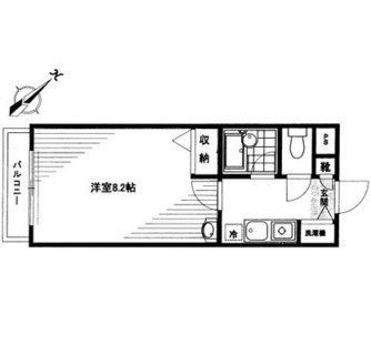 東京都練馬区下石神井６丁目 賃貸マンション 1K