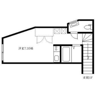 東京都練馬区田柄２丁目 賃貸アパート 1R