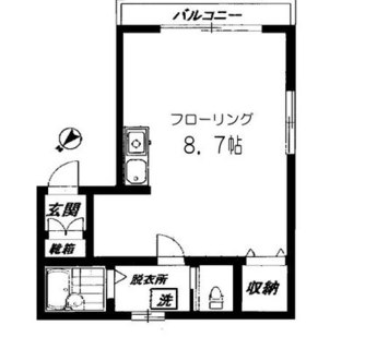 東京都豊島区西巣鴨２丁目 賃貸マンション 1R