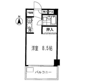 東京都台東区根岸４丁目 賃貸マンション 1R