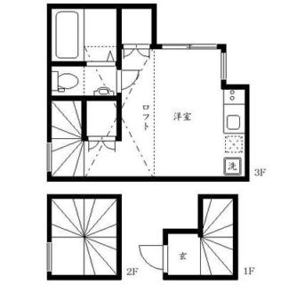 東京都豊島区池袋本町１丁目 賃貸アパート 1R