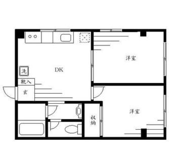 東京都葛飾区お花茶屋１丁目 賃貸マンション 2DK