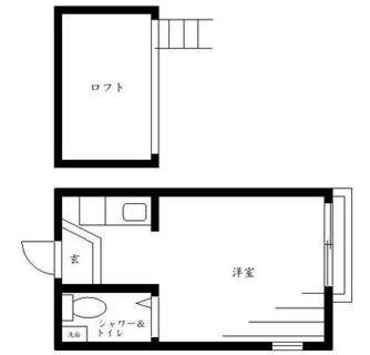 東京都新宿区中落合３丁目 賃貸アパート 1R