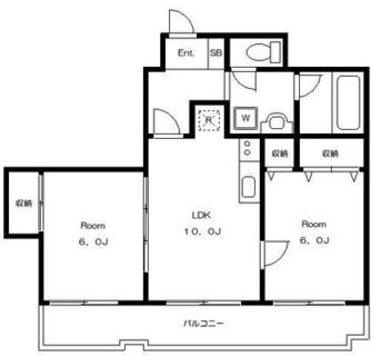 東京都板橋区赤塚新町３丁目 賃貸マンション 2LDK