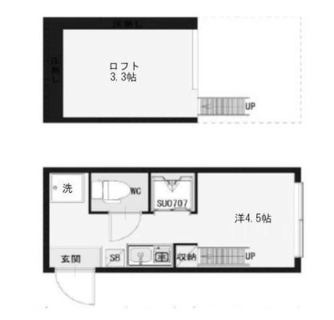 東京都北区十条仲原２丁目 賃貸アパート 1R