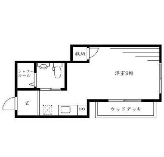 東京都新宿区下落合２丁目 賃貸アパート 1R