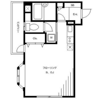 東京都中野区上高田２丁目 賃貸マンション 1R