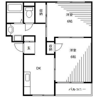 東京都板橋区高島平８丁目 賃貸アパート 2DK