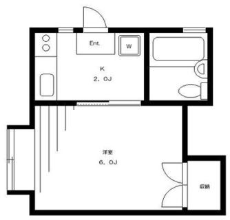 東京都新宿区上落合３丁目 賃貸アパート 1K