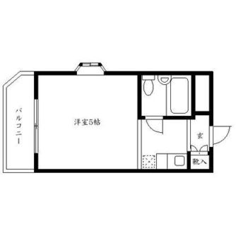 東京都板橋区板橋３丁目 賃貸マンション 1R