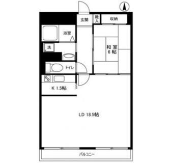 東京都江戸川区北小岩６丁目 賃貸マンション 1LDK