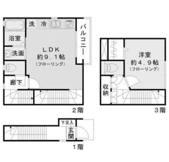 東京都世田谷区砧５丁目 賃貸アパート 1LDK