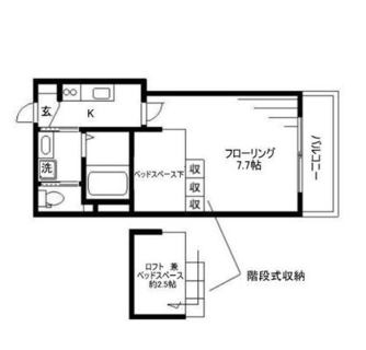 東京都板橋区蓮根１丁目 賃貸マンション 1K