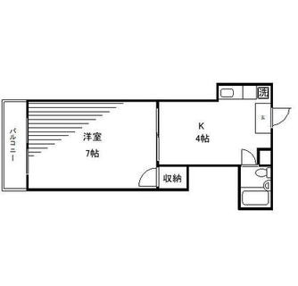 東京都中野区松が丘１丁目 賃貸マンション 1K