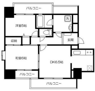 東京都板橋区板橋２丁目 賃貸マンション 2DK