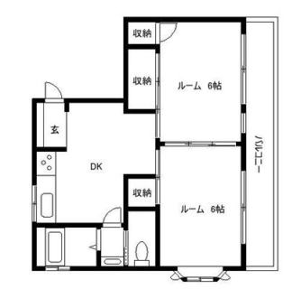 東京都荒川区町屋６丁目 賃貸マンション 2DK