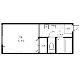 東京都北区上中里１丁目 賃貸アパート 1R