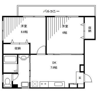 東京都北区十条仲原２丁目 賃貸マンション 2DK