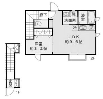 東京都新宿区中井２丁目 賃貸アパート 1LDK