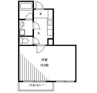 東京都北区田端２丁目 賃貸マンション 1K